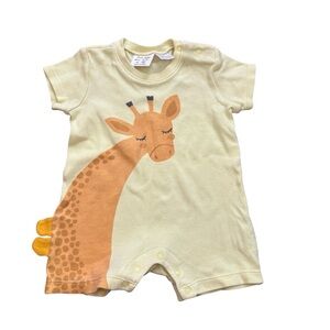 Zara Baby 0-3m Giraffe Baby Romper